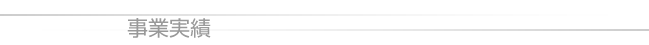事業実績